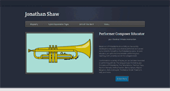 Desktop Screenshot of jonshawtrumpet.com